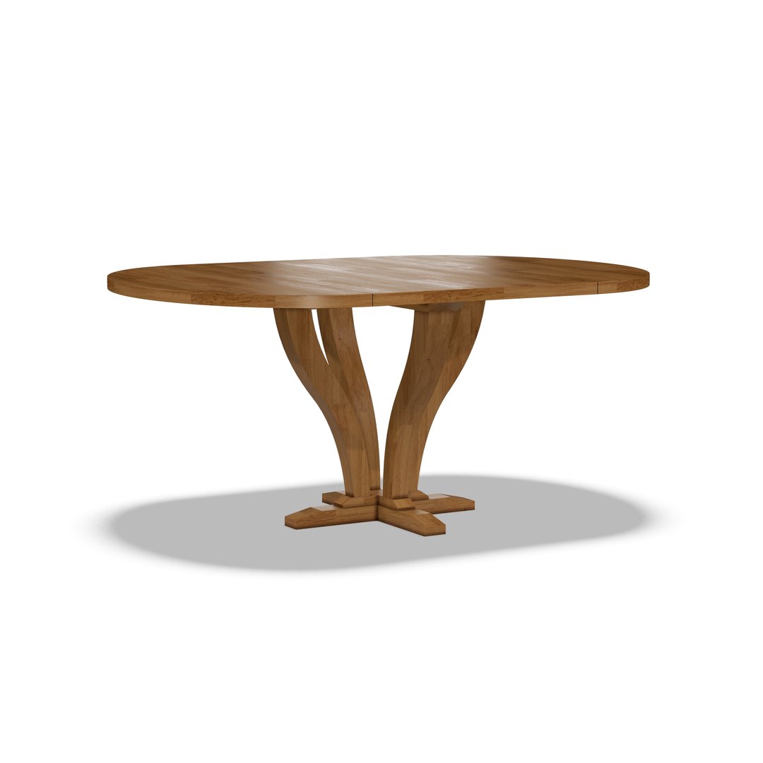 Oval Table Top w/ Elle Pedestal Base John Thomas Furniture