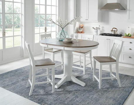 T-42XBT_T-7XB_S-662 SOLID WHITE AND WALNUT