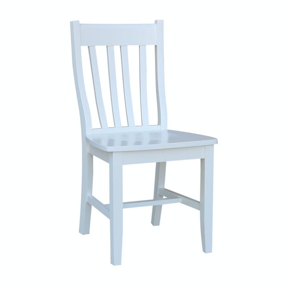 Hampton Collection - Schoolhouse Chair in Pure White | John Thomas ...