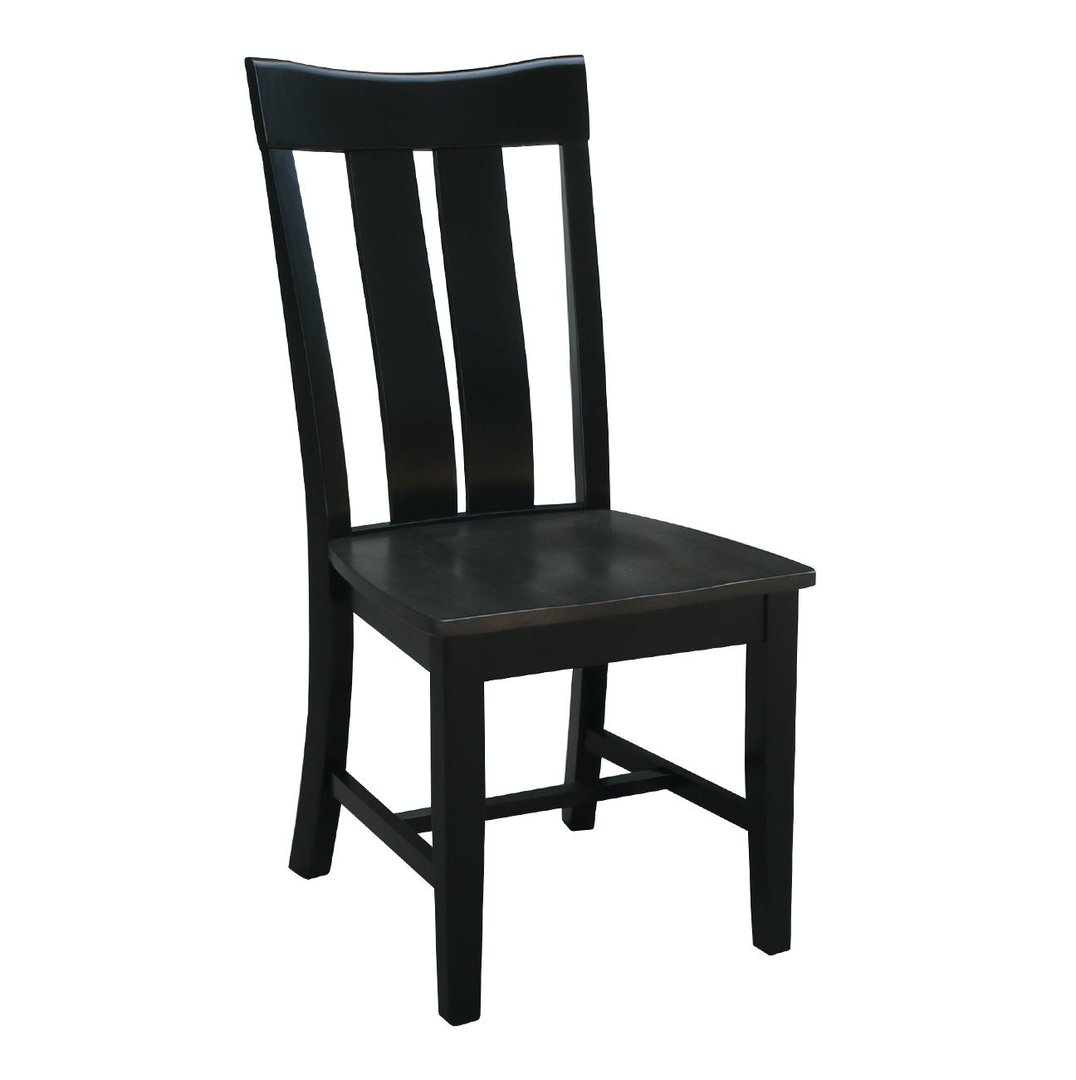 Cosmopolitan Collection Ava Chair in Coal & Black John Thomas Furniture
