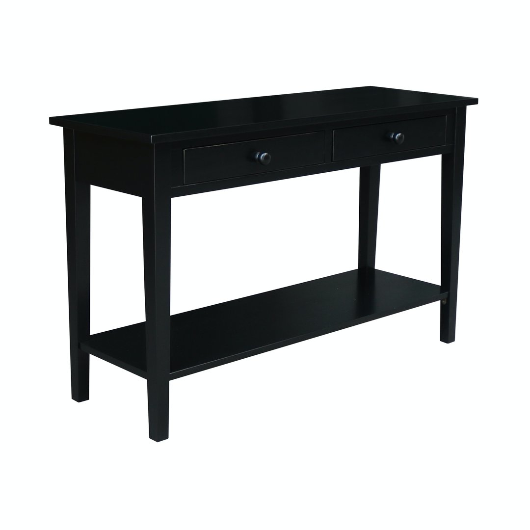 Destinations Collection Spencer Sofa Table in Black John Thomas