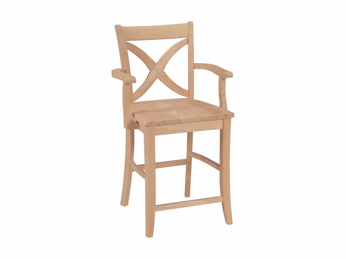 24'' Vineyard Arm Counter Stool John Thomas Furniture