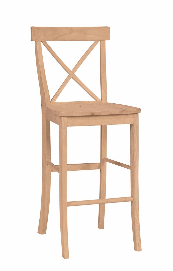 30'' X Back Bar Stool John Thomas Furniture