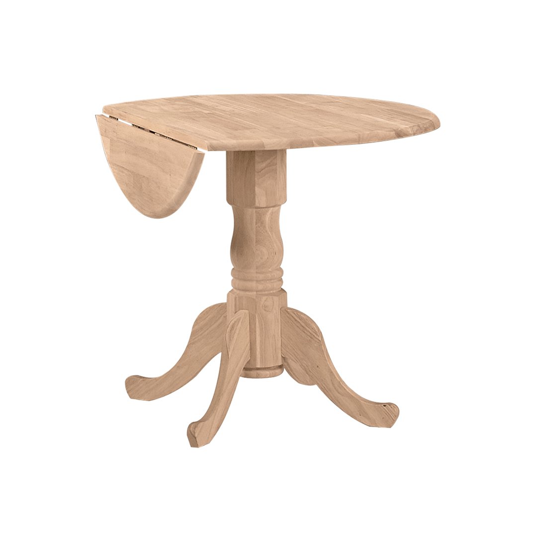Round Drop Leaf Pedestal Table John Thomas Furniture