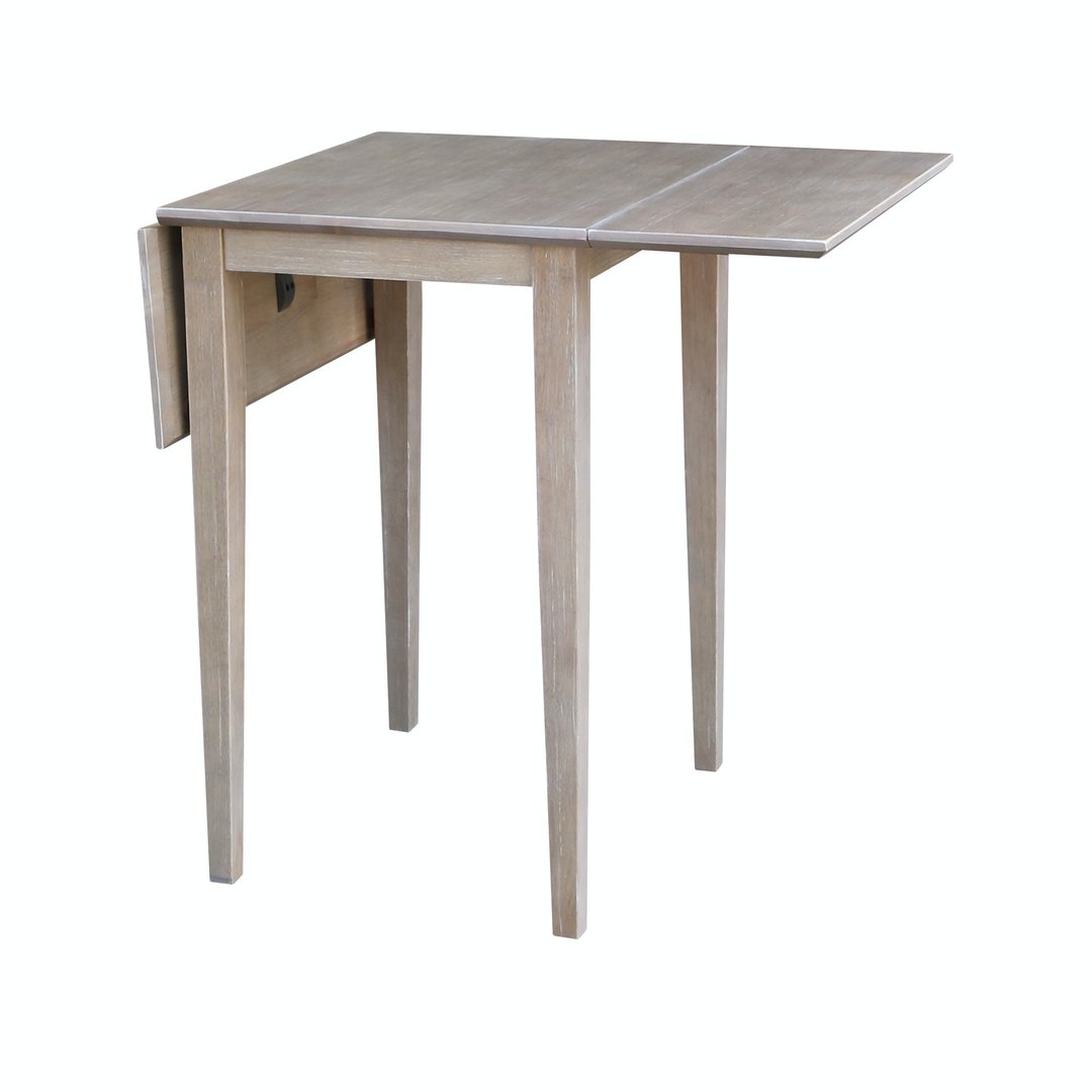 Dining Essentials - Small Drop Leaf Table in Taupe Gray
