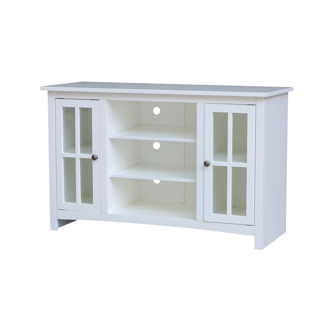 Destinations Collection - 48'' TV Stand Pure White | John Thomas